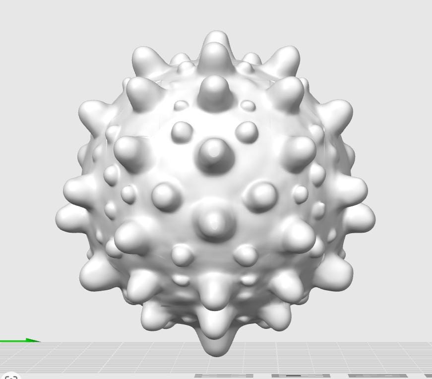 Anatomical White Blood Cell Model | Leukocyte Sculpture | Immunology Education Display | Professional Biology Medical Decor