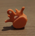 Anatomical Lumbar Vertebrae Keychain | Realistic Human Bone Sculpture (70mm)