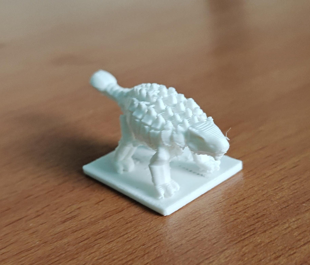 Minimalist Ankylosaurus Skeletal Model | HD Armored Dinosaur Sculpture | Paleontology Desk Decor | Museum-Style Prehistoric Collectible
