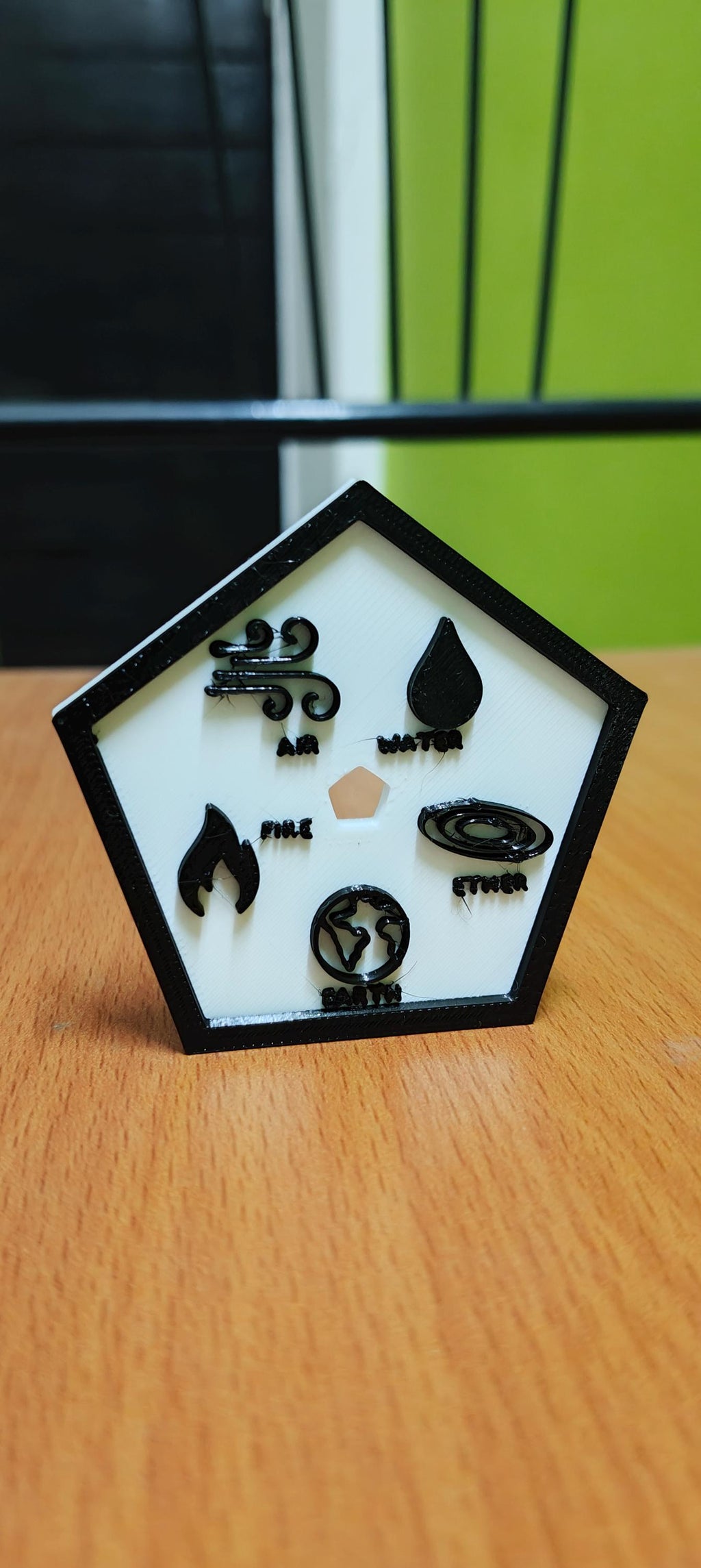 Panchamahabhuta Five Elements Sculpture | Ayurvedic Medical Desk Decor (175mm)