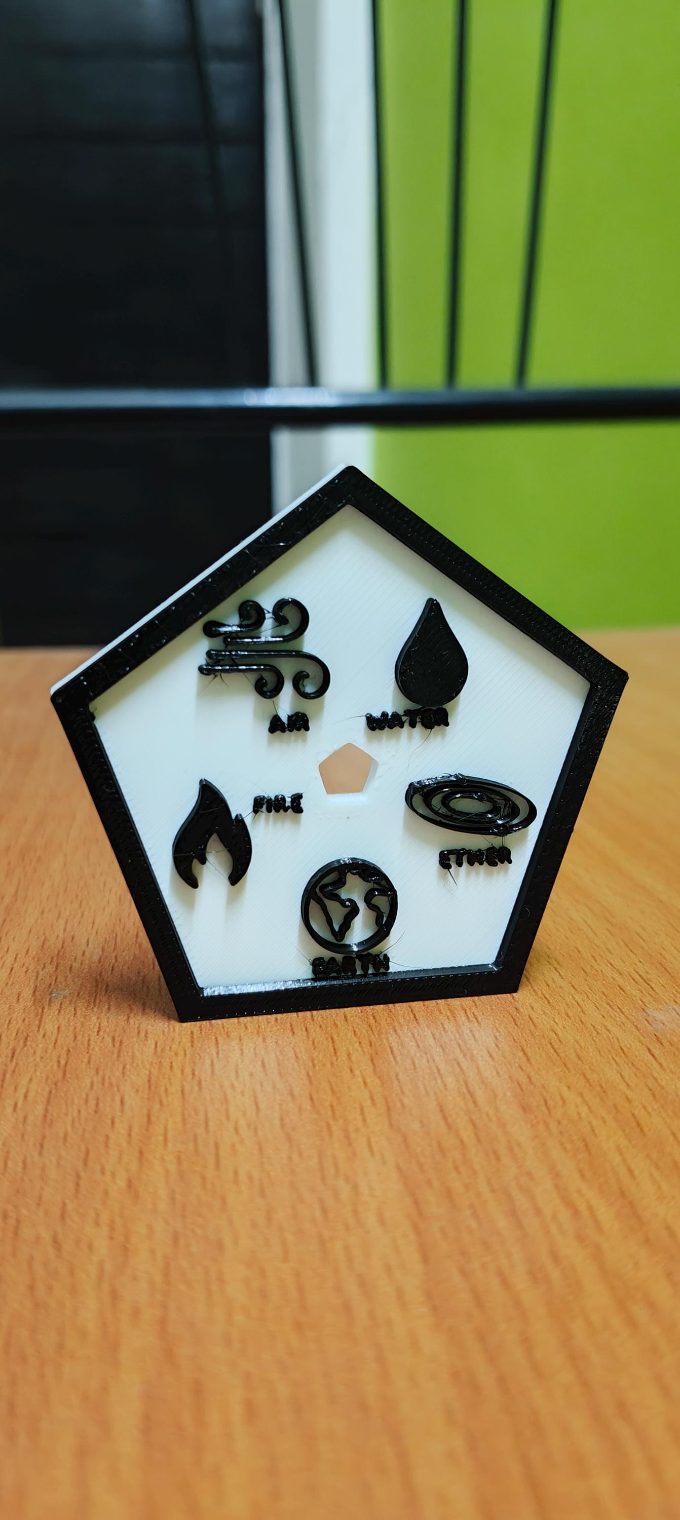 Panchamahabhuta Five Elements Sculpture | Ayurvedic Medical Desk Decor (175mm)