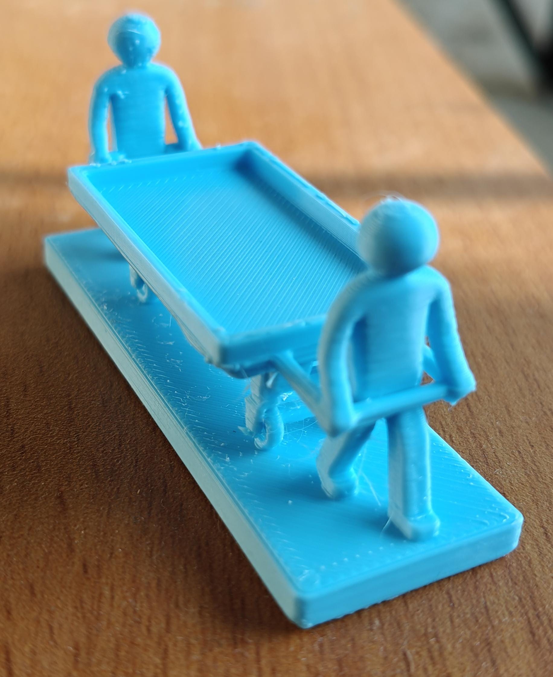 Medical Stretcher Desk Organizer | Gurney Pen Holder for Paramedics, Nurses, Doctors