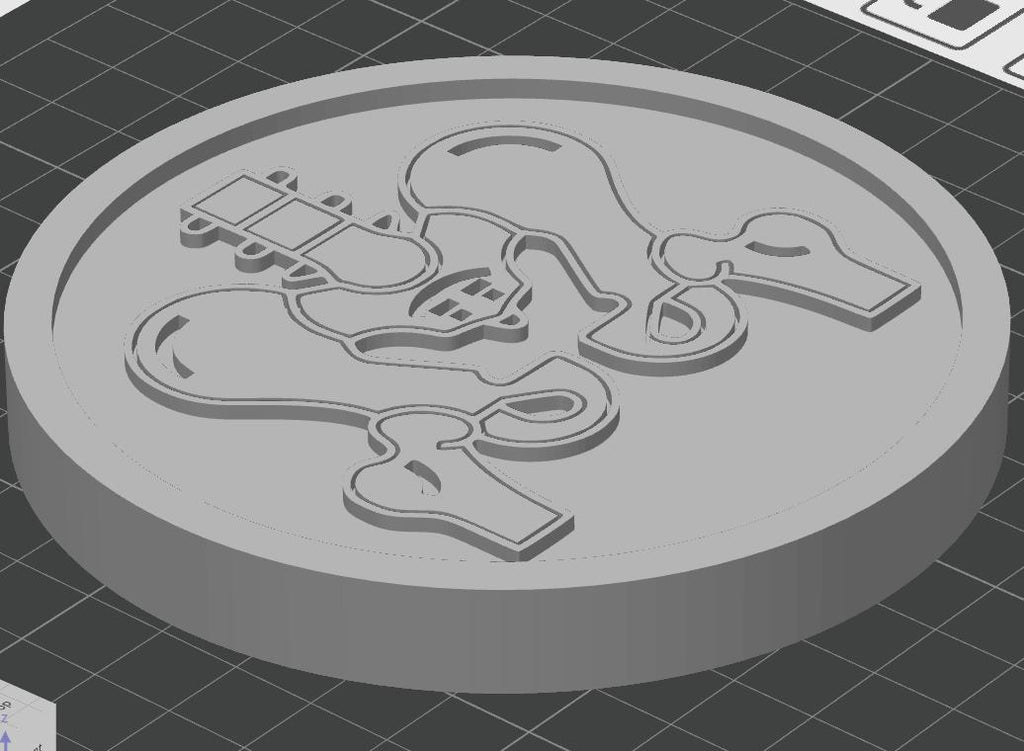 Pelvis Bone Coaster Set | Pack of 5 | 100mm Heat-Resistant PETG