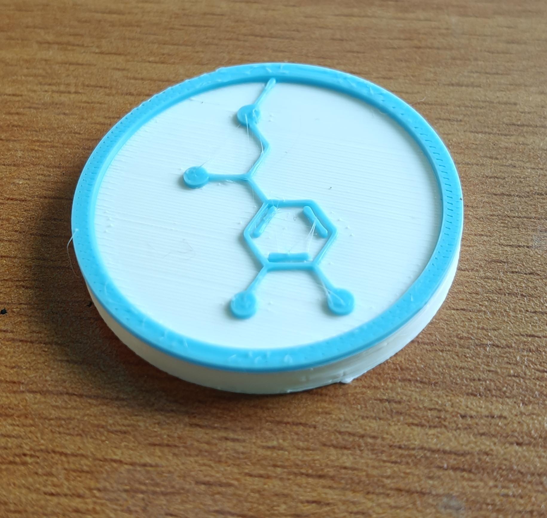 Adrenaline Molecule Coasters | Heat-Resistant PETG | Medical Gift Set