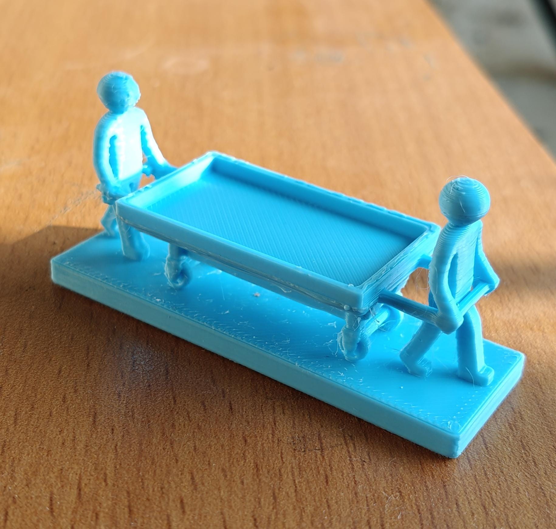 Medical Stretcher Desk Organizer | Gurney Pen Holder for Paramedics, Nurses, Doctors