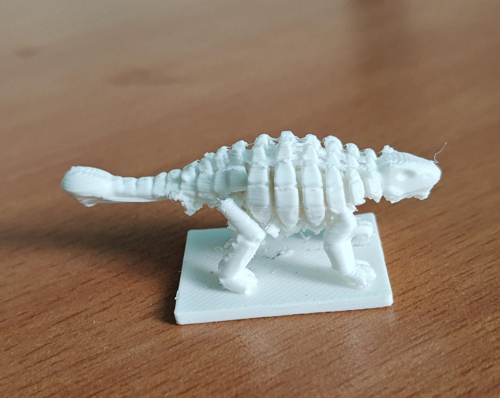 Minimalist Ankylosaurus Skeletal Model | HD Armored Dinosaur Sculpture | Paleontology Desk Decor | Museum-Style Prehistoric Collectible