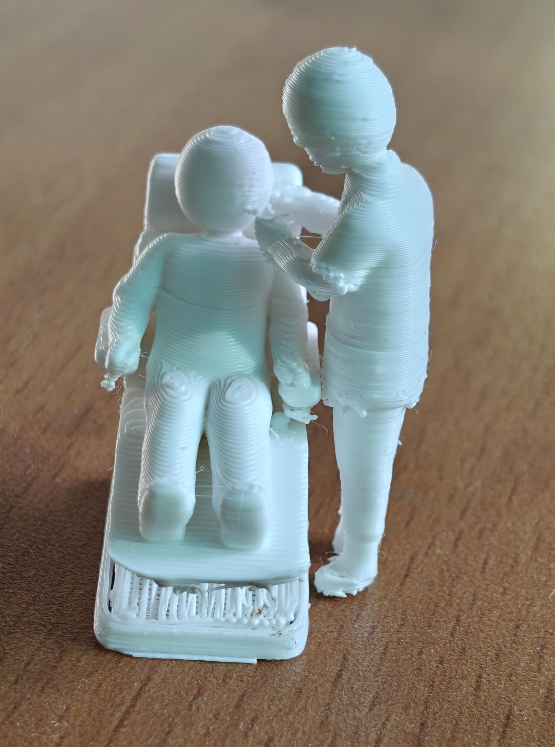 150mm Medical Specialty Diorama | Healthcare Scene Miniature | Professional Medical Gift
