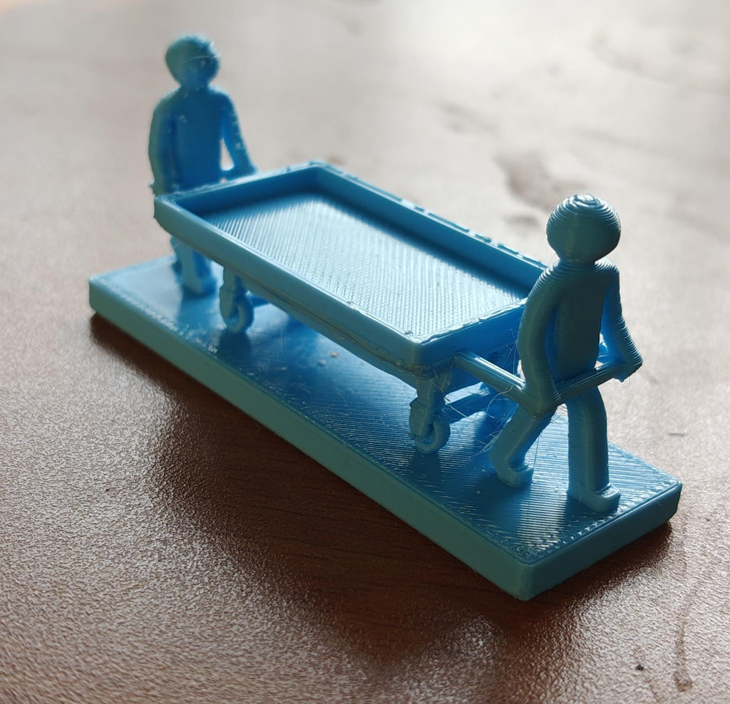 Medical Stretcher Desk Organizer | Gurney Pen Holder for Paramedics, Nurses, Doctors