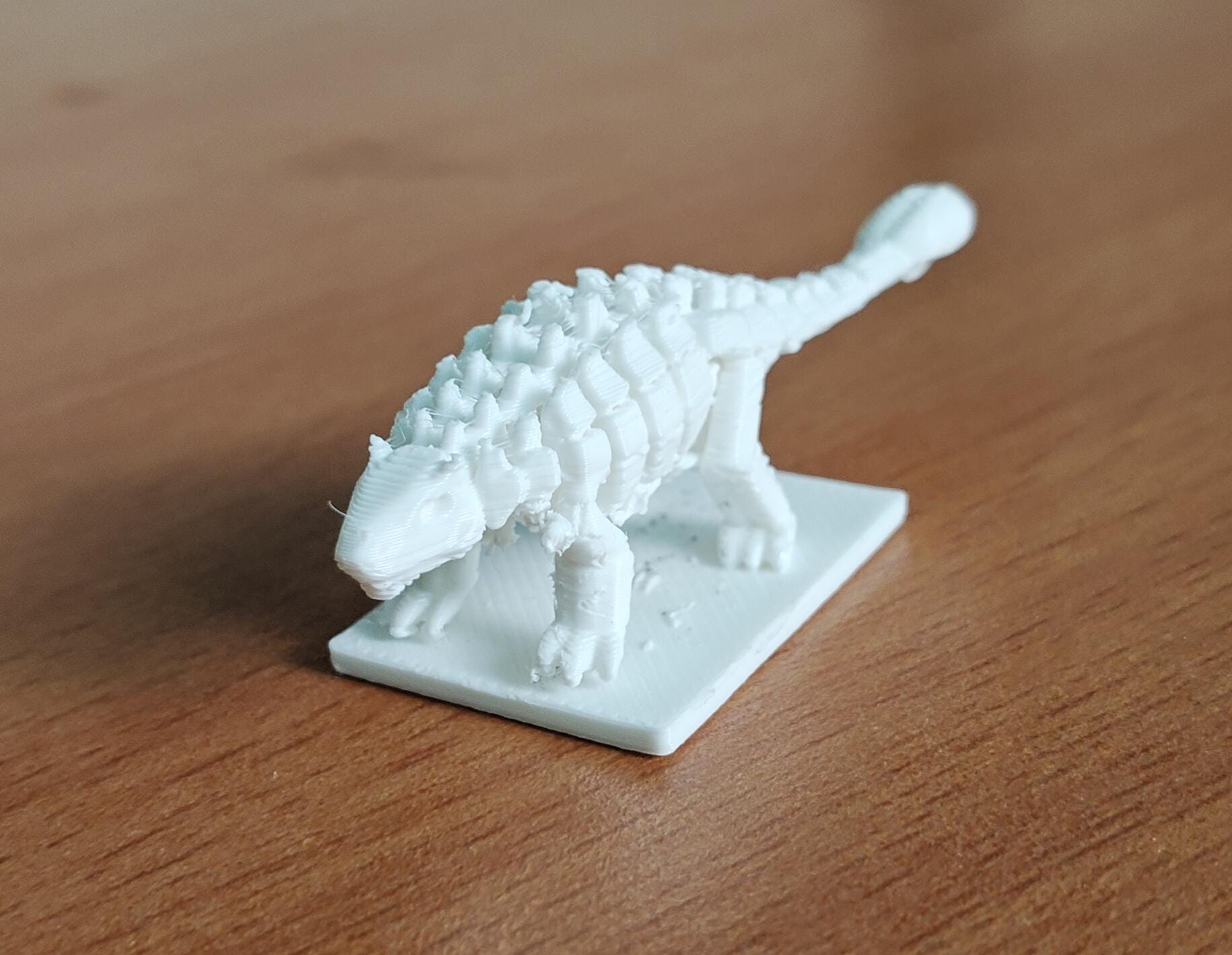 Minimalist Ankylosaurus Skeletal Model | HD Armored Dinosaur Sculpture | Paleontology Desk Decor | Museum-Style Prehistoric Collectible