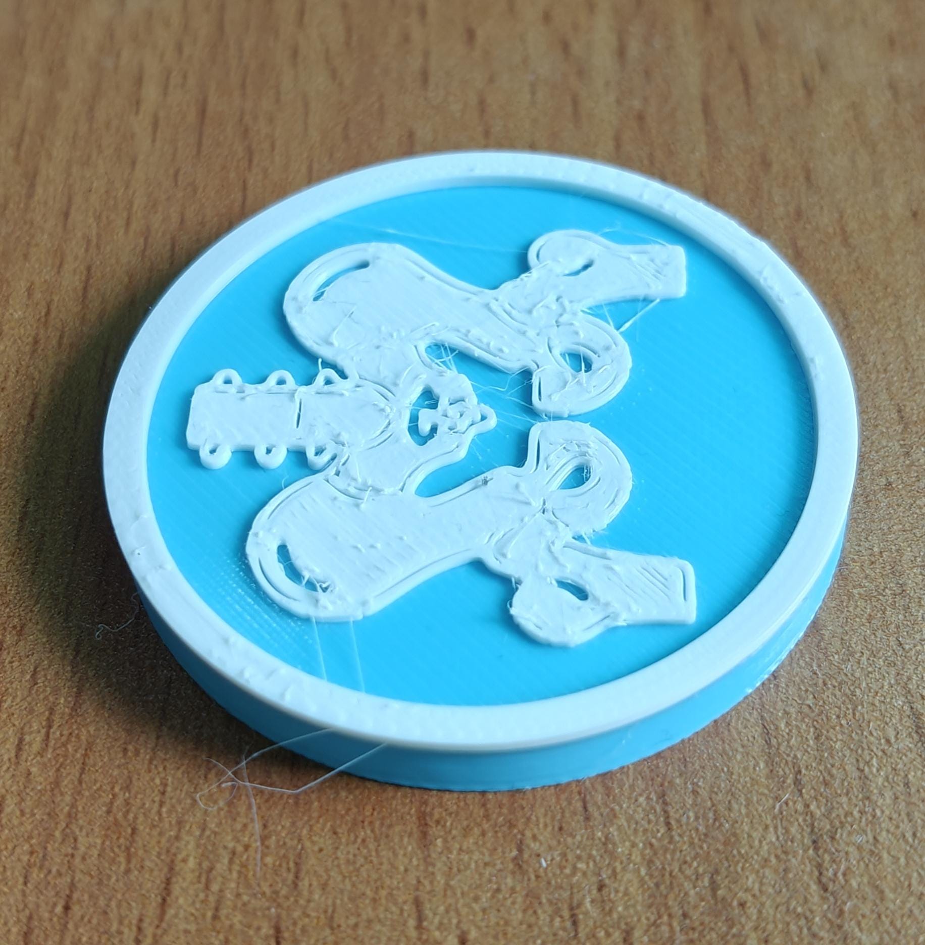 Pelvis Bone Coaster Set | Pack of 5 | 100mm Heat-Resistant PETG