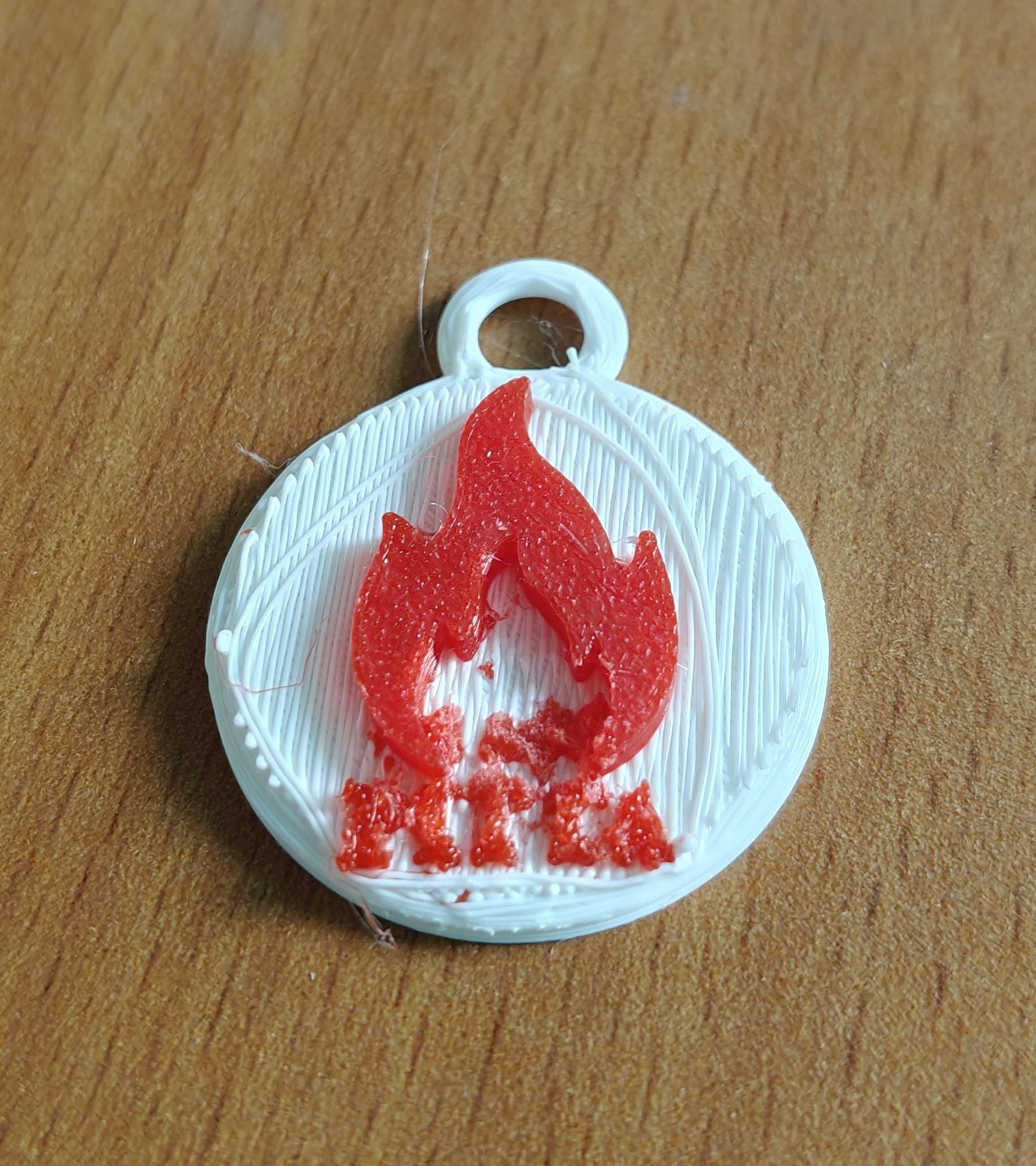 Custom Pitta Keychain | Personalized Ayurveda Accessory | 3D Printed Wellness ID Wearable
