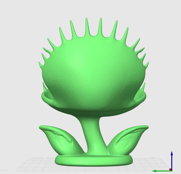 Venus Flytrap Business Card Holder | Botanical Office Decor, Desk Accessory
