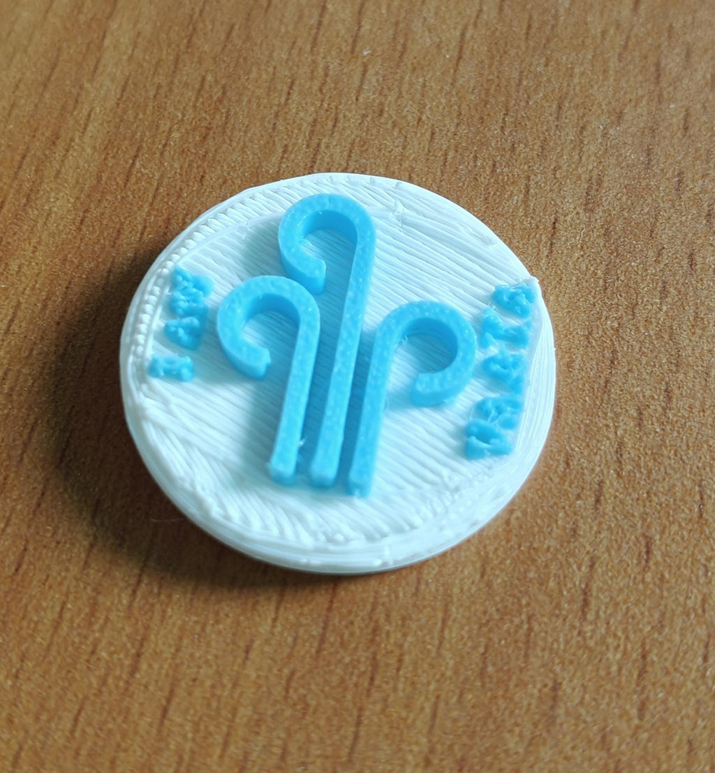 Custom Ayurvedic "Vata Prakriti" Dual-Tone Badge | Wellness Professional ID Accessory | Personalized Dosha Personality Gift