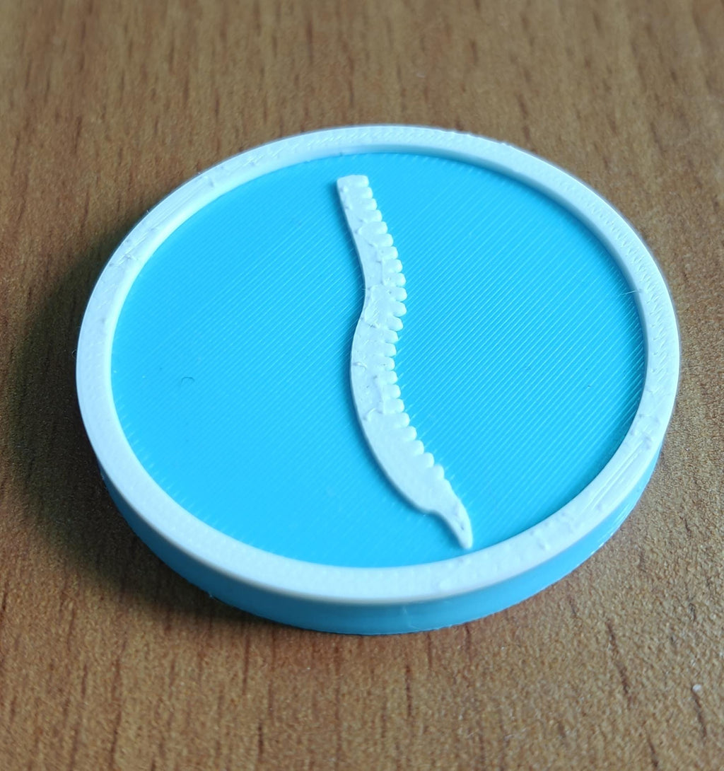 Human Vertebrae Anatomy Coaster Set | Pack of 5 | 100mm Heat-Resistant PETG