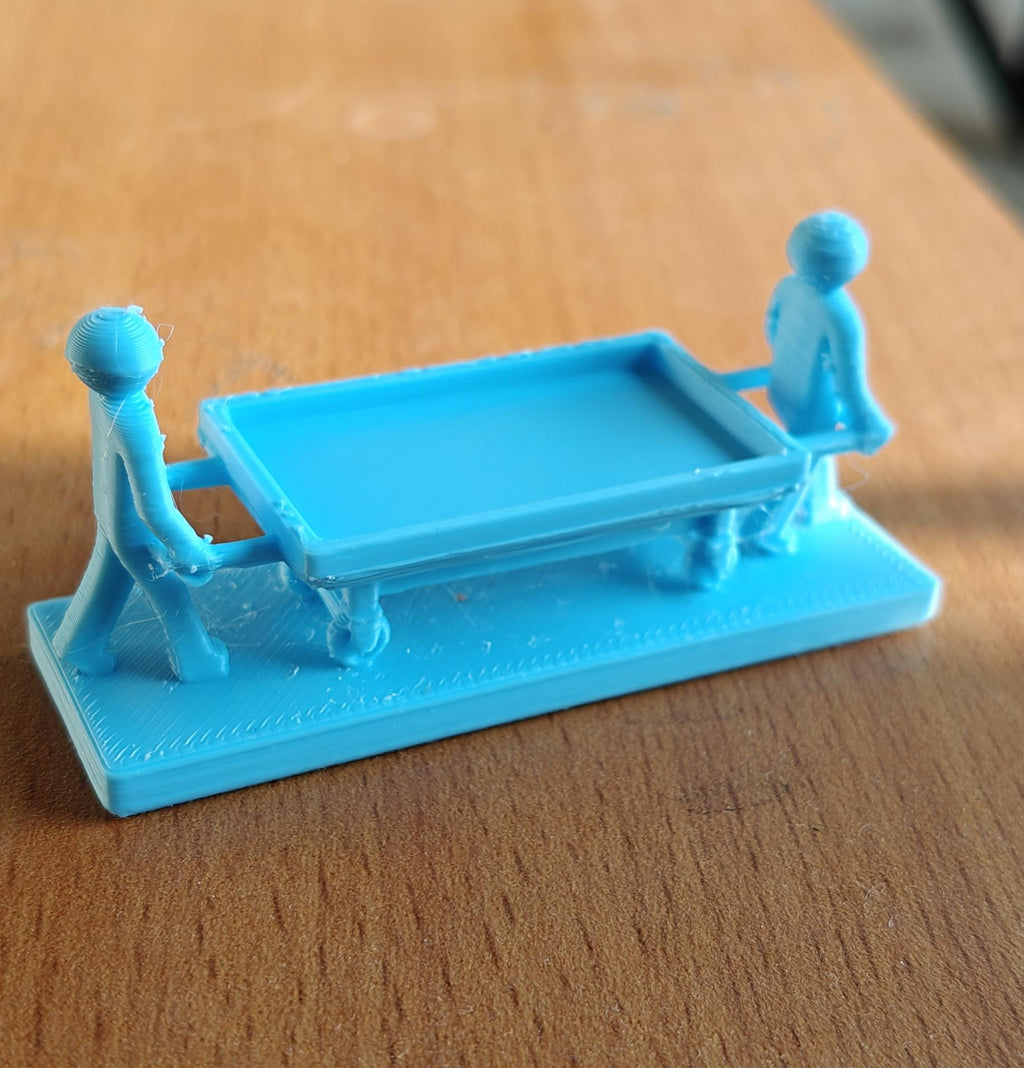 Medical Stretcher Desk Organizer | Gurney Pen Holder for Paramedics, Nurses, Doctors