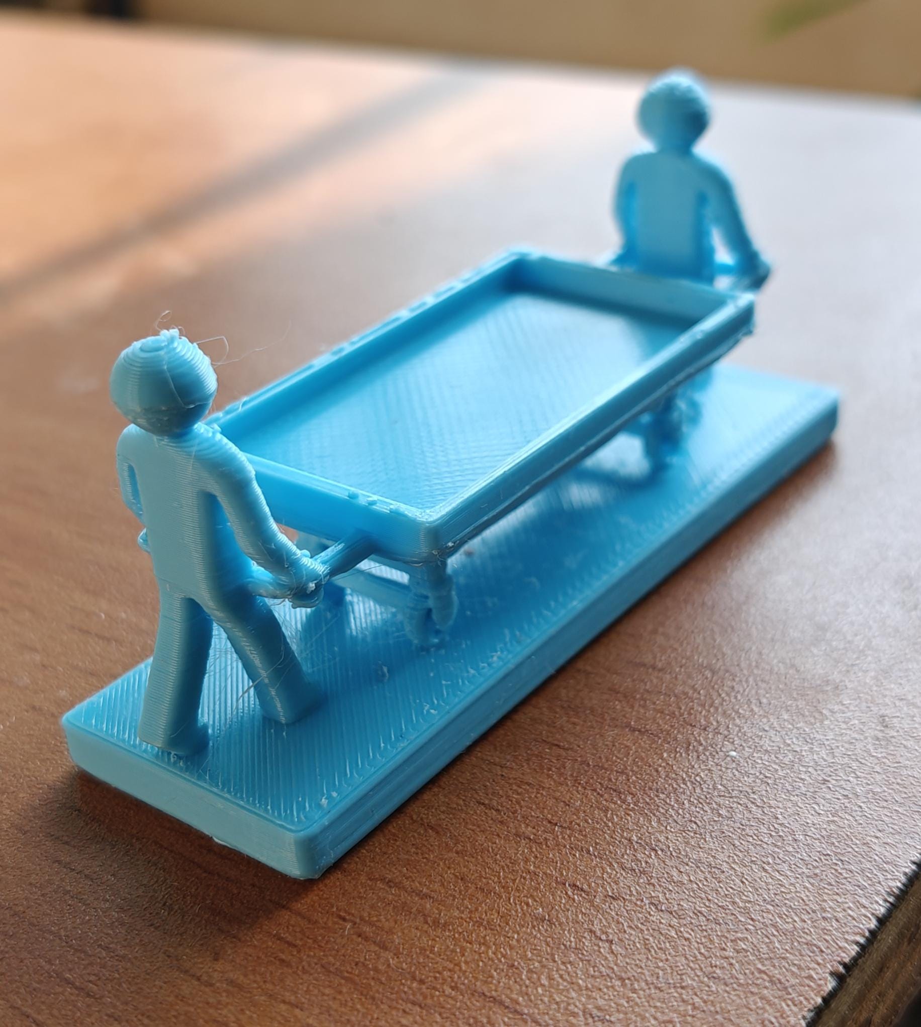 Medical Stretcher Desk Organizer | Gurney Pen Holder for Paramedics, Nurses, Doctors