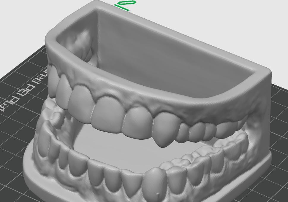 Anatomical Molar Card Holder | Dentist Business Card Stand, Dental Office Decor