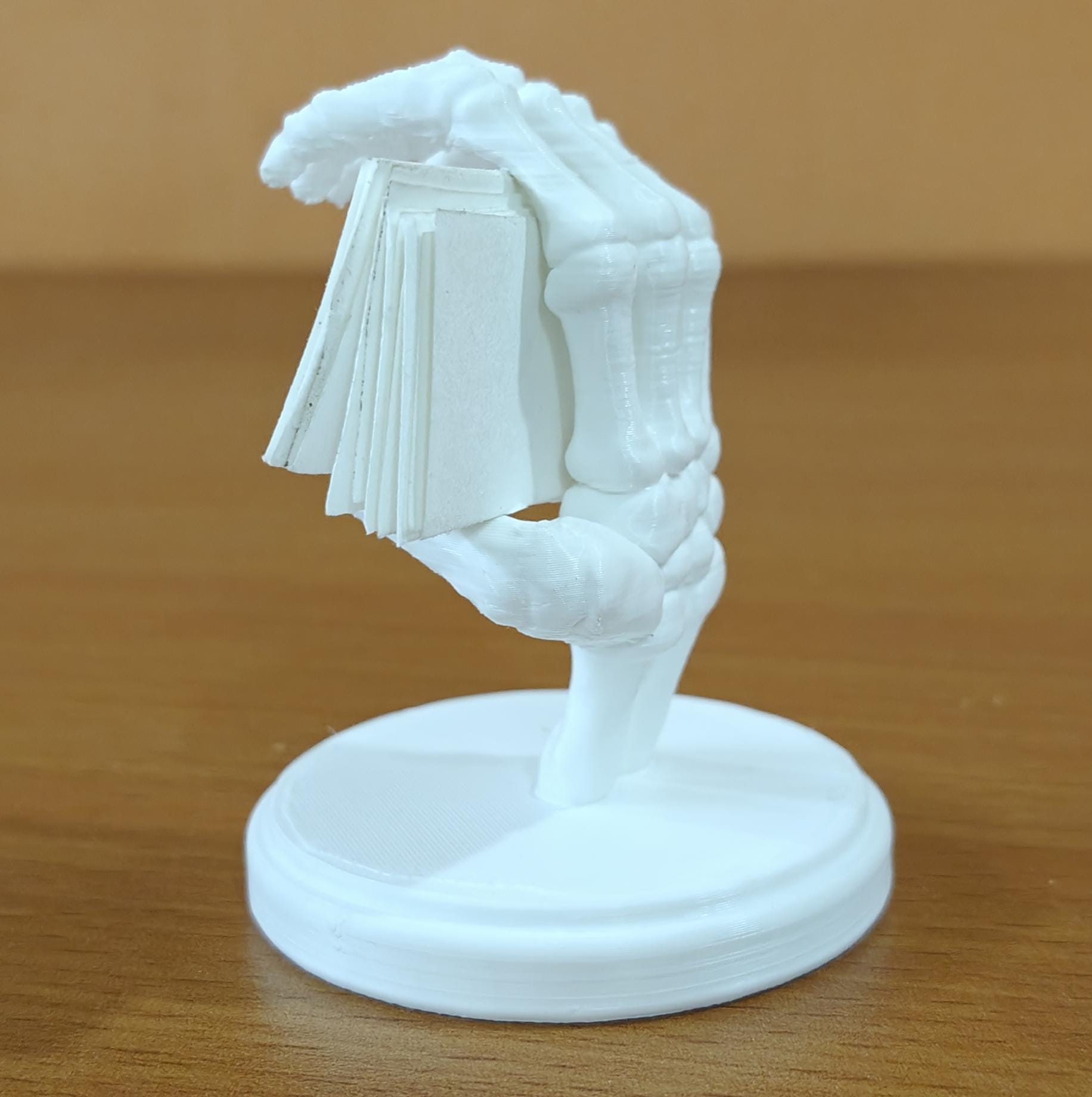 Skeleton Hand Business Card Holder | Anatomical Desk Decor, PETG/PLA+