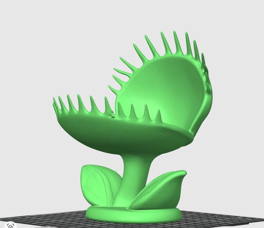 Venus Flytrap Desk Organizer | Phone Stand, Tech Catch-all, Botanical Decor