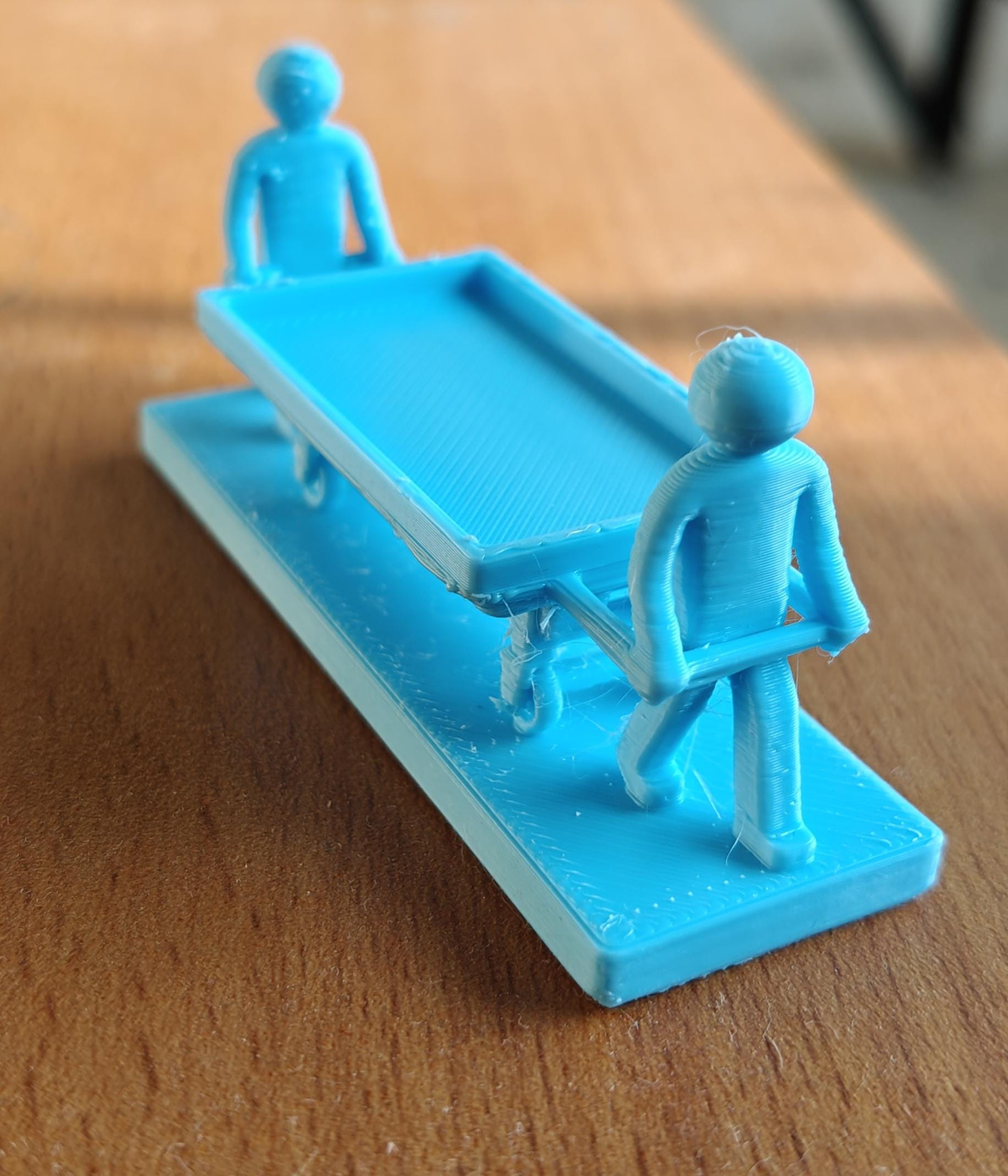 Medical Stretcher Desk Organizer | Gurney Pen Holder for Paramedics, Nurses, Doctors