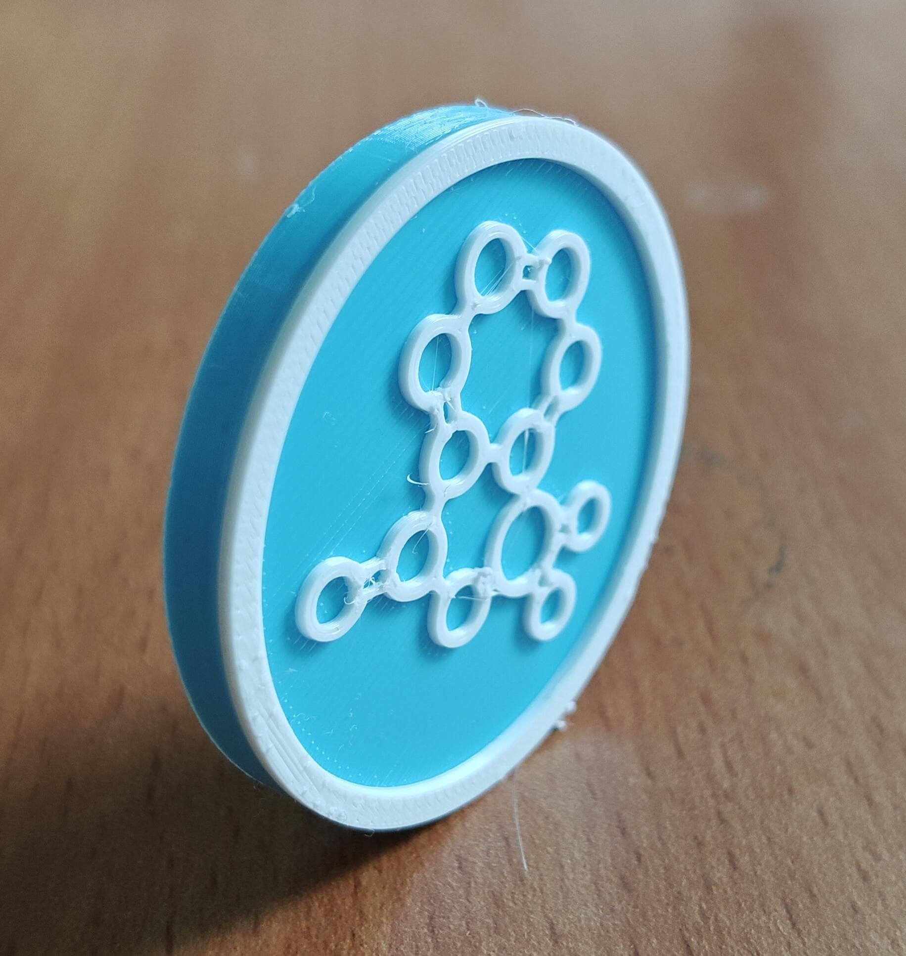 Saccharine Molecule Coasters | PETG Science Decor Set (5)