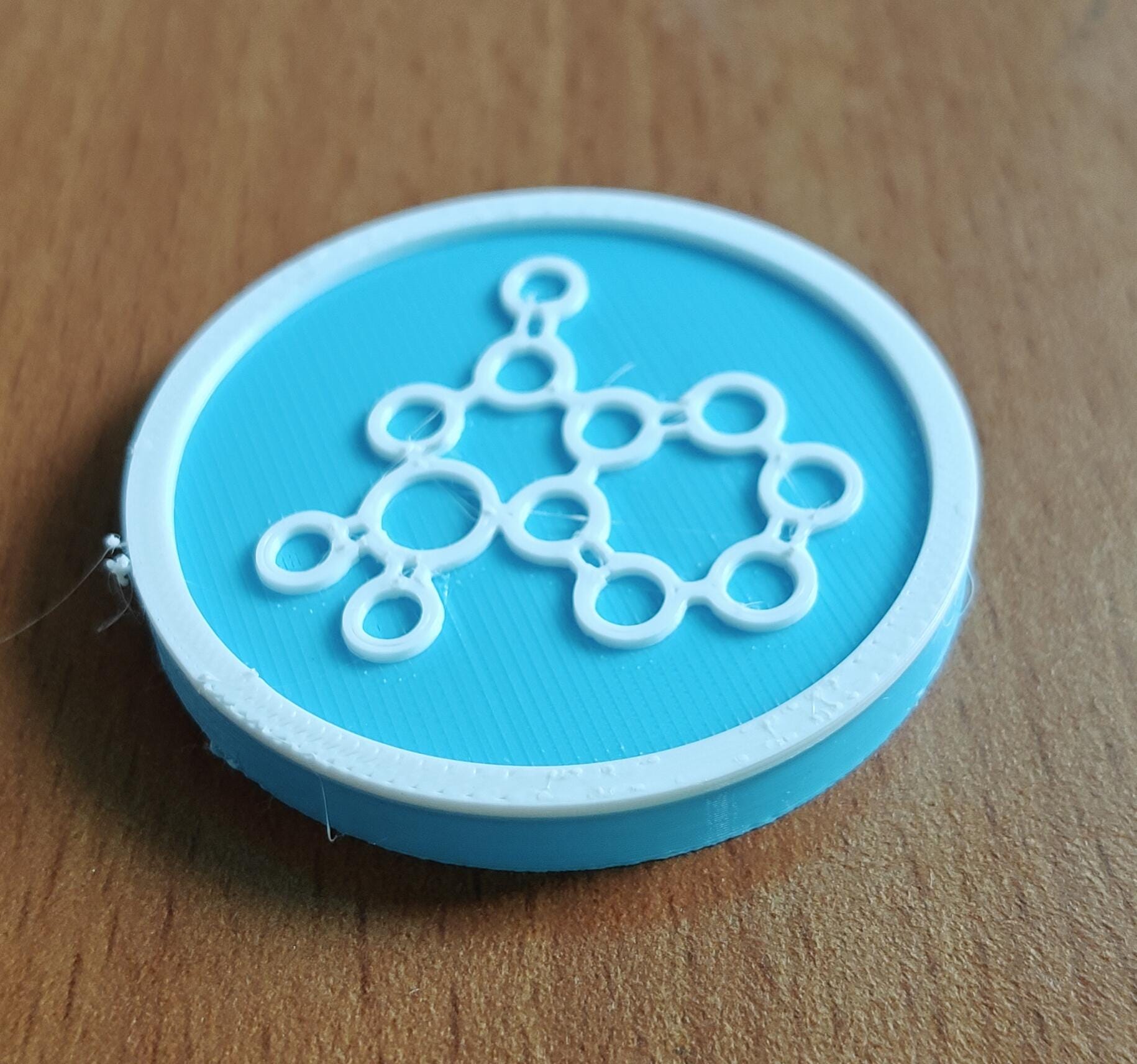 Saccharine Molecule Coasters | PETG Science Decor Set (5)