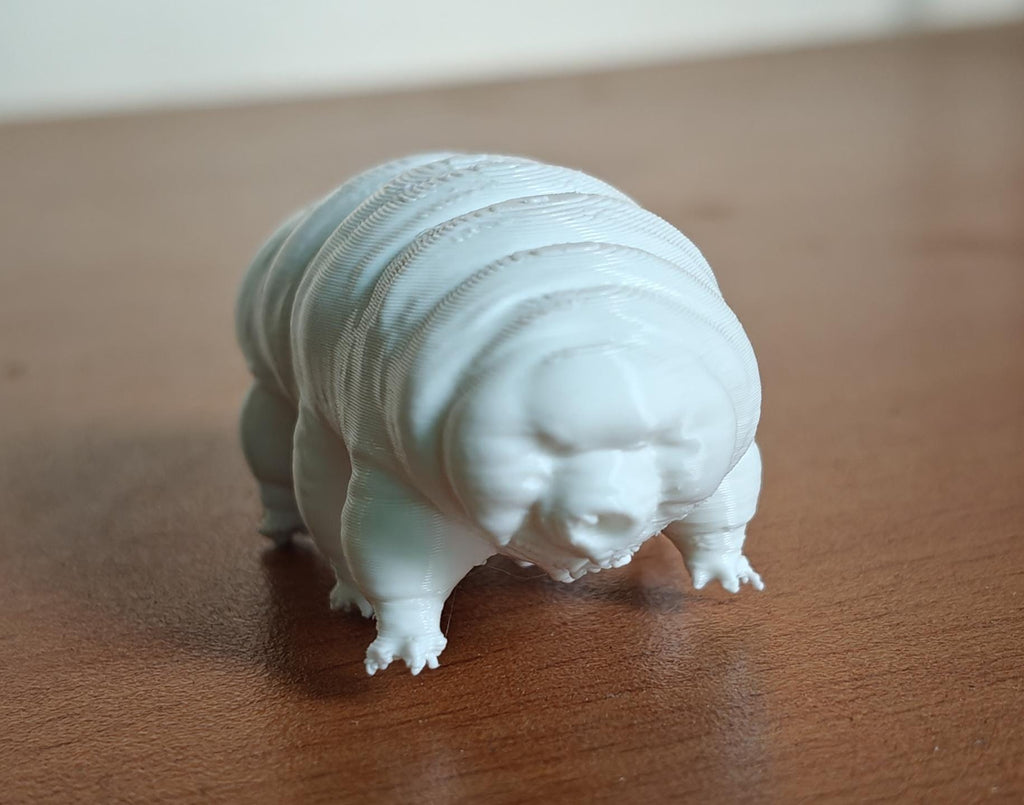 Giant Tardigrade Sculpture | Realistic Water Bear Scientific Model, 175mm Desk Art