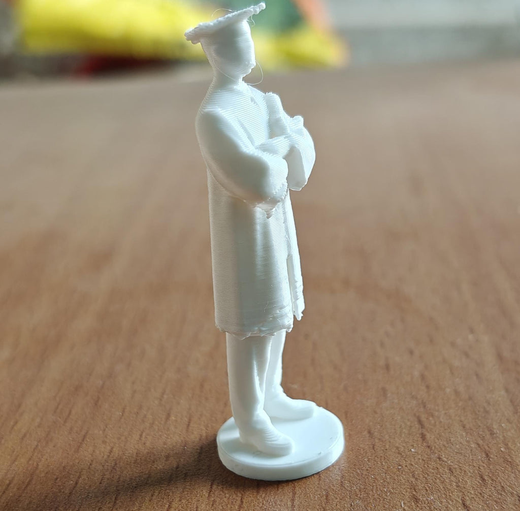 Custom Medical Professional Miniature Statue | Doctor, Nurse, Graduate Desktop Sculpture Gifts