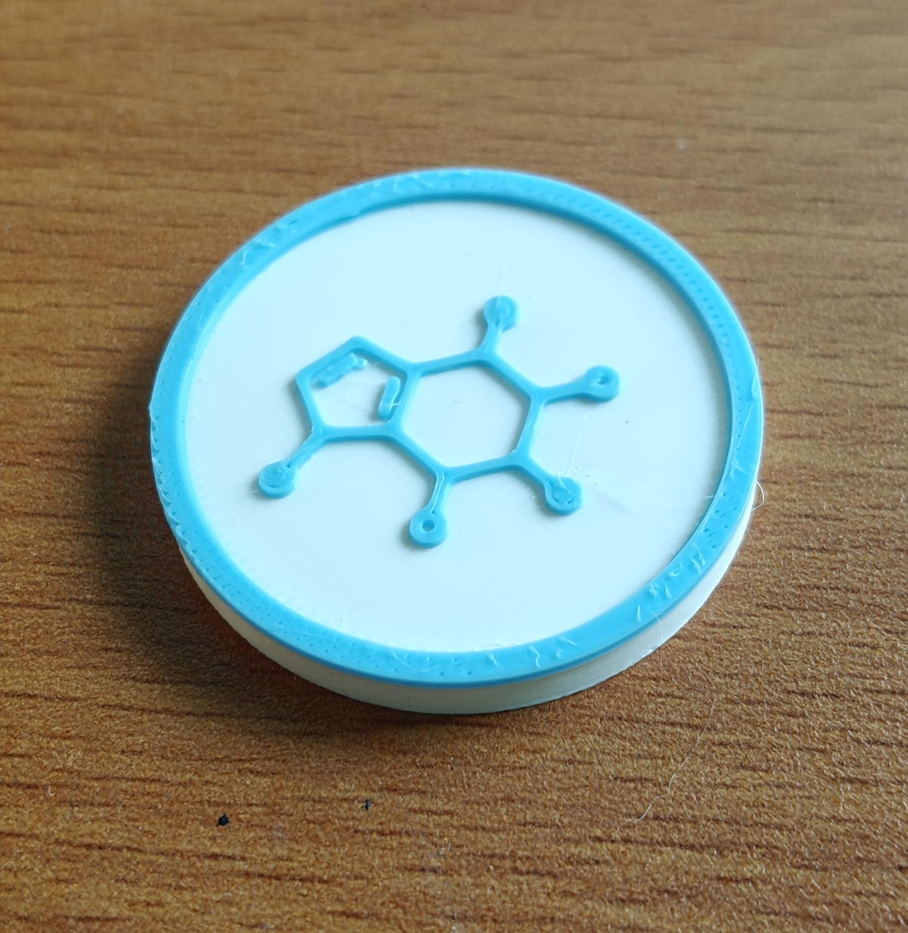 Caffiene Molecule Coaster Set | Pack of 5 | Engineers and Chemistry Professional Gifts