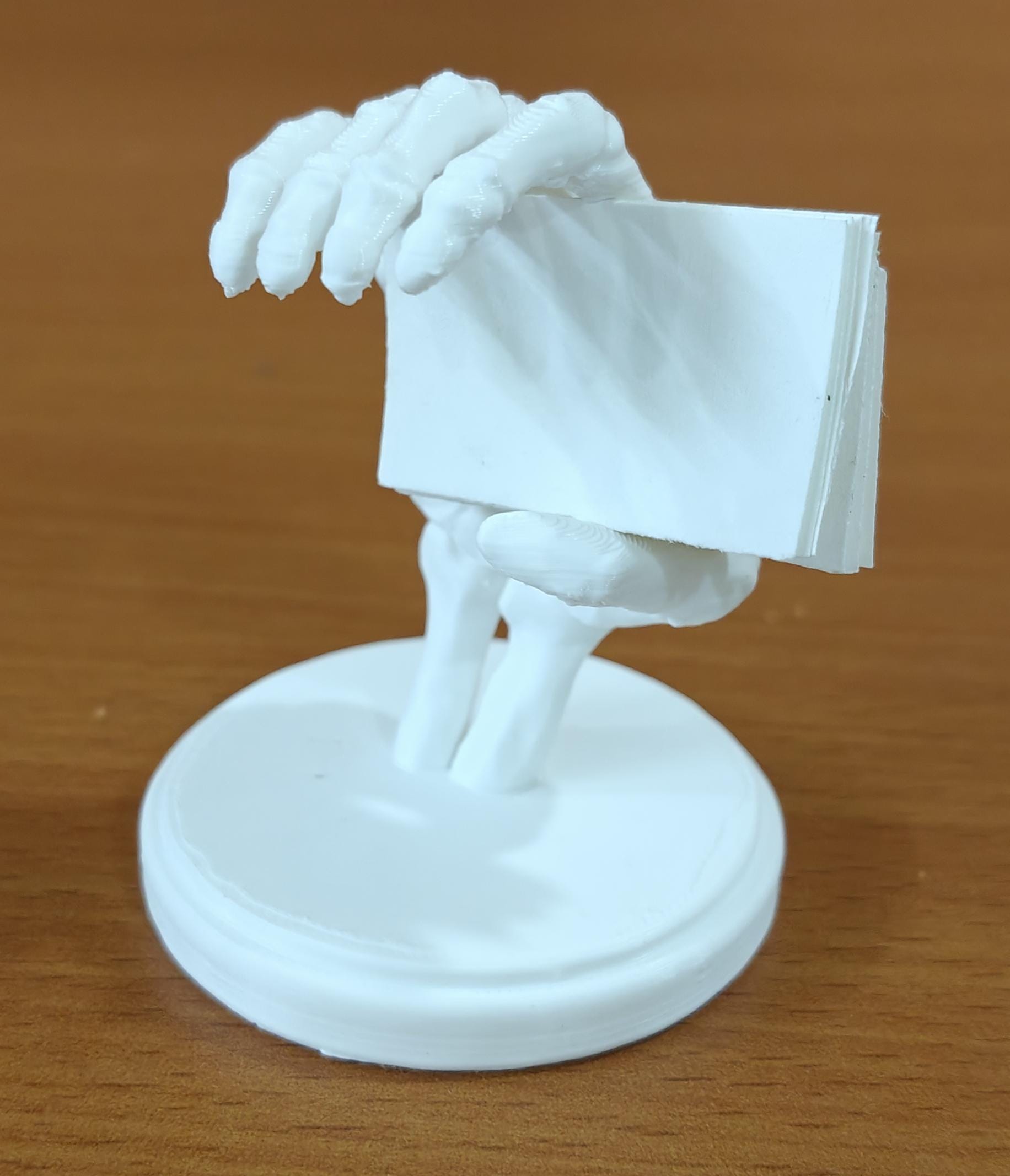 Skeleton Hand Business Card Holder | Anatomical Desk Decor, PETG/PLA+