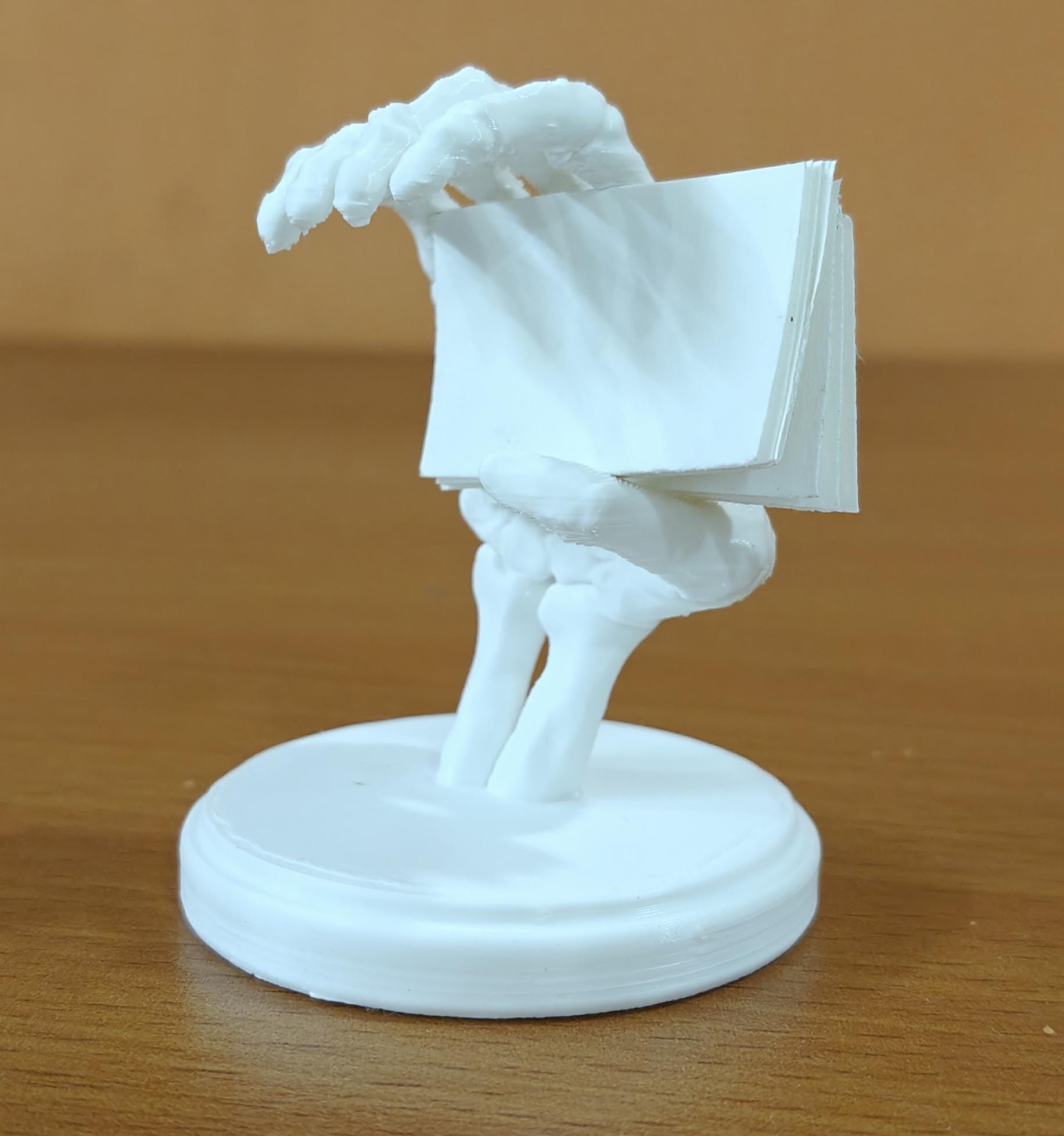 Skeleton Hand Business Card Holder | Anatomical Desk Decor, PETG/PLA+