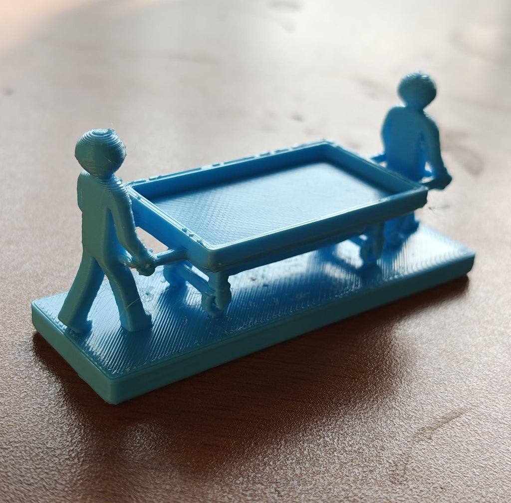 Medical Stretcher Desk Organizer | Gurney Pen Holder for Paramedics, Nurses, Doctors