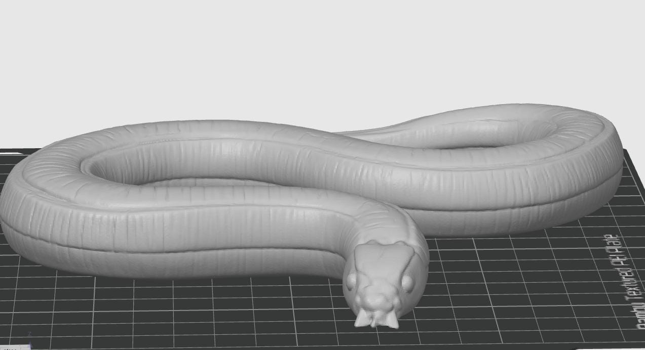 C. elegans Model | Professional Nematode Research Sculpture | Printed Biological Model | Gift for Geneticists & Neuroscientists