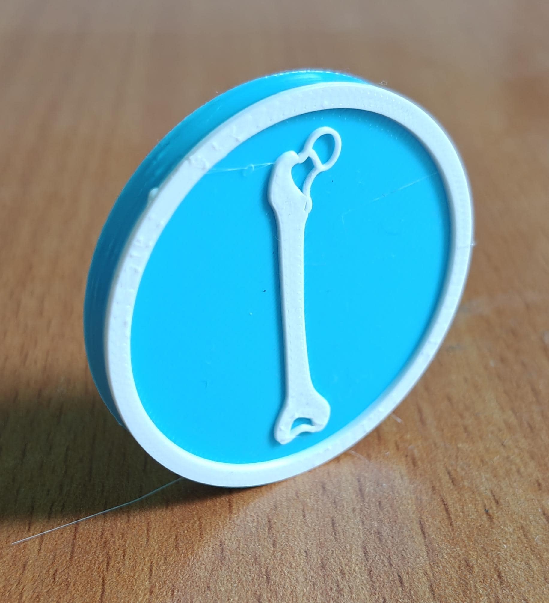 Femur Bone Coaster Set | Pack of 5 | 100mm Heat-Resistant PETG