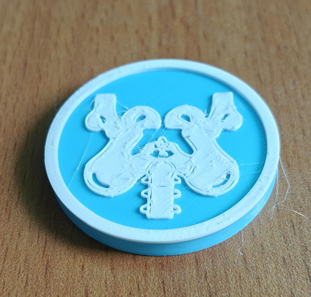 Pelvis Bone Coaster Set | Pack of 5 | 100mm Heat-Resistant PETG