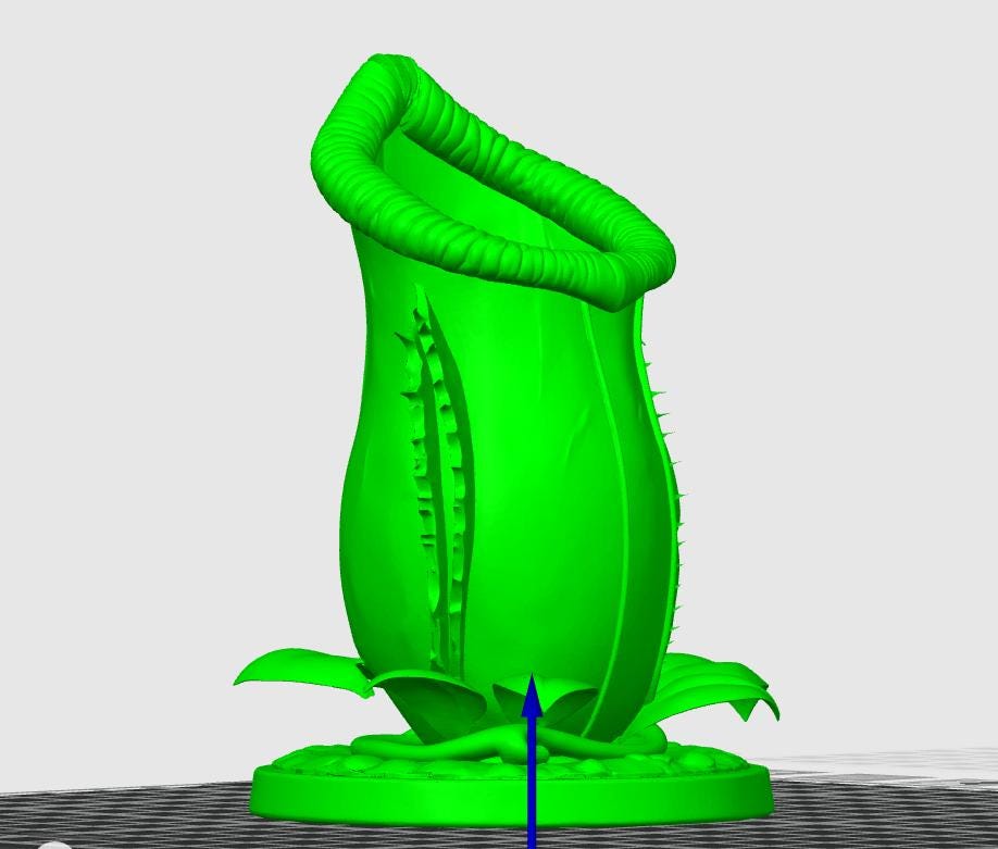 Pitcher Plant Vase & Pen Holder | Carnivorous Plant Decor | Exotic Botanical Office Accessory | Unique Planter