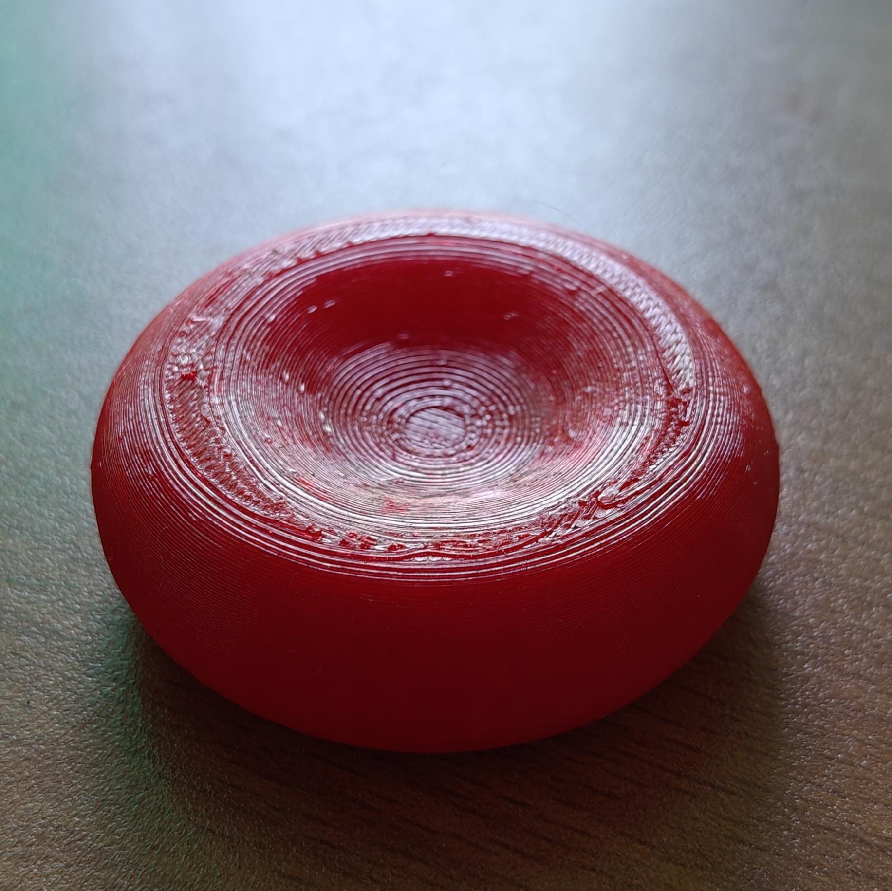 Anatomical Red Blood Cell Model | Erythrocyte Sculpture | Hematology Education Display | Professional Biology Medical Decor
