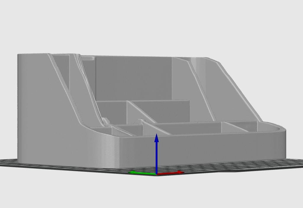 Minimalist Desktop Organizer Tray | 170mm Tech Station, Office Desk Accessory