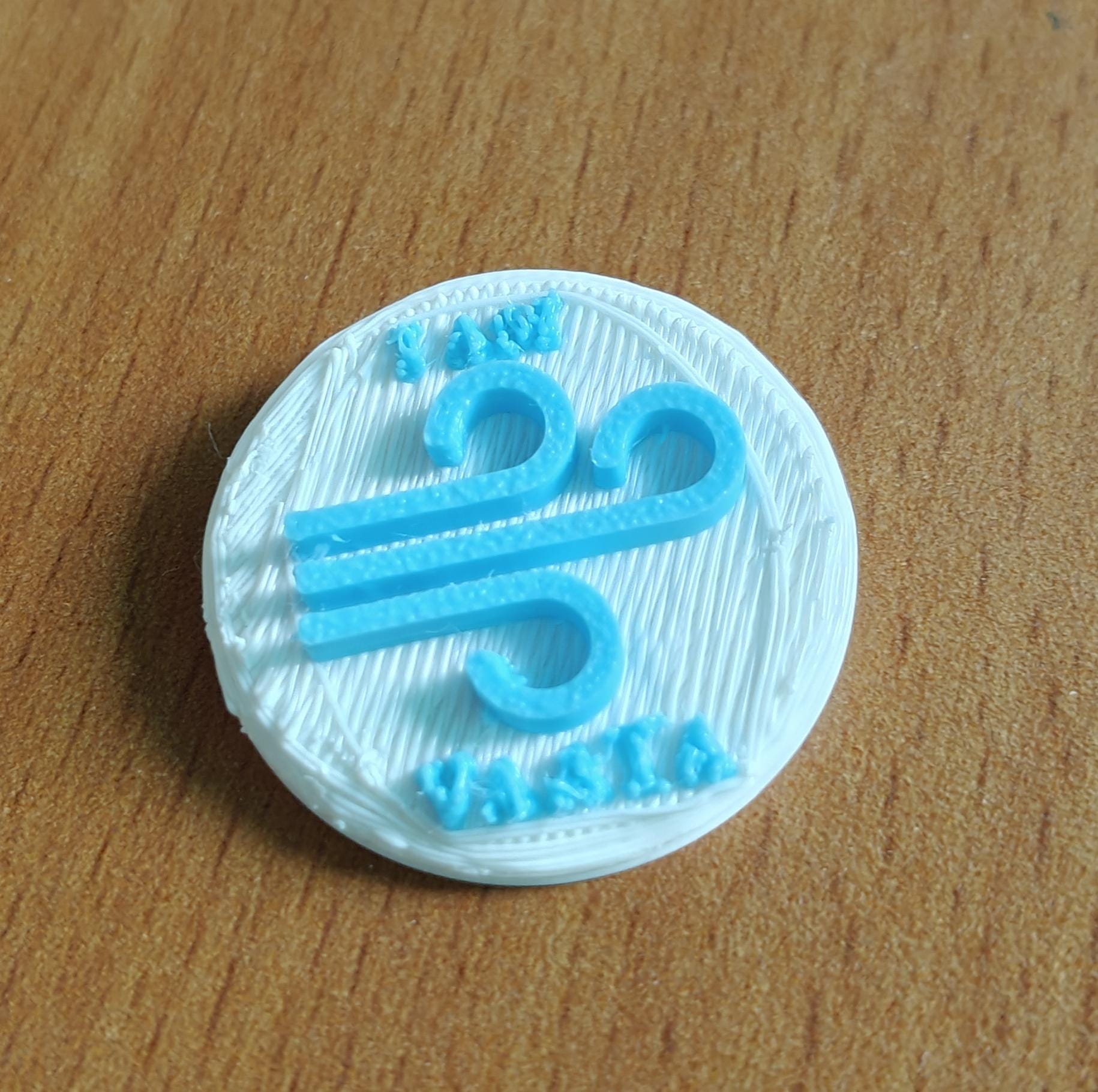 Custom Ayurvedic "Vata Prakriti" Dual-Tone Badge | Wellness Professional ID Accessory | Personalized Dosha Personality Gift