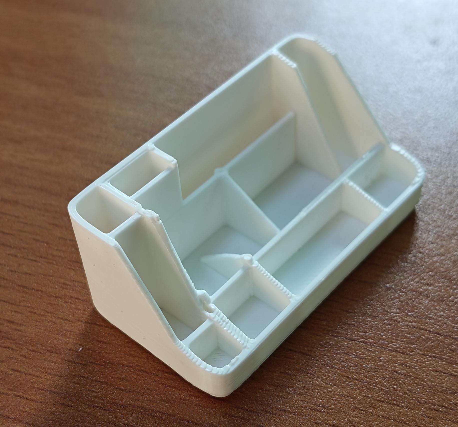 Minimalist Desktop Organizer Tray | 170mm Tech Station, Office Desk Accessory
