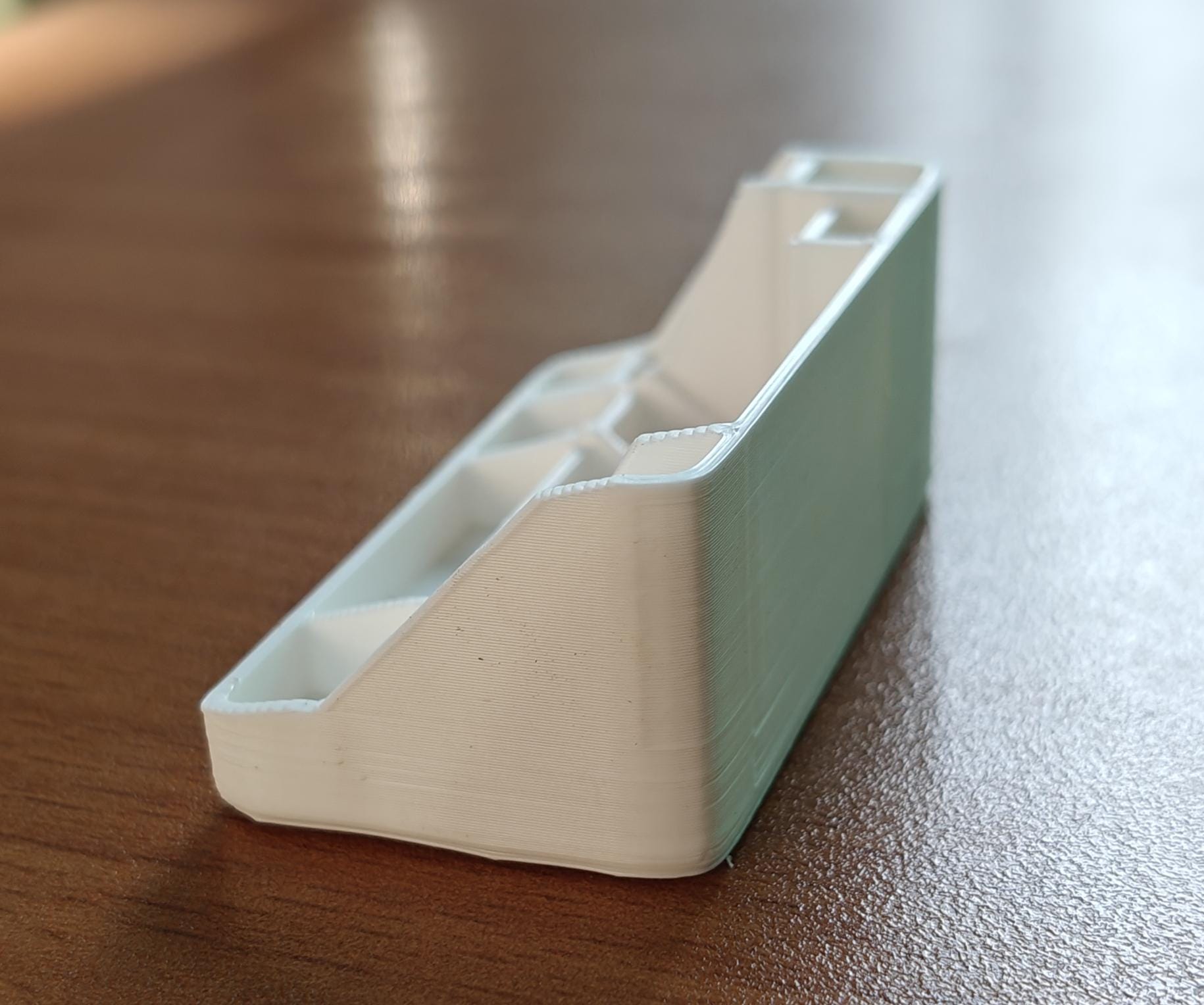 Minimalist Desktop Organizer Tray | 170mm Tech Station, Office Desk Accessory
