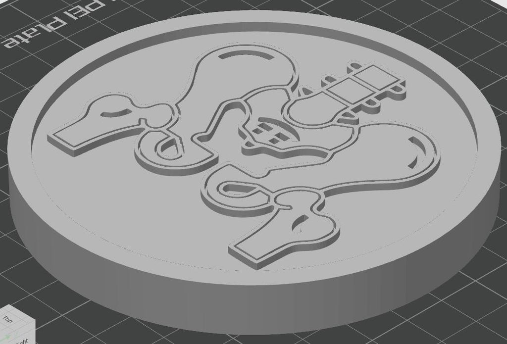 Pelvis Bone Coaster Set | Pack of 5 | 100mm Heat-Resistant PETG