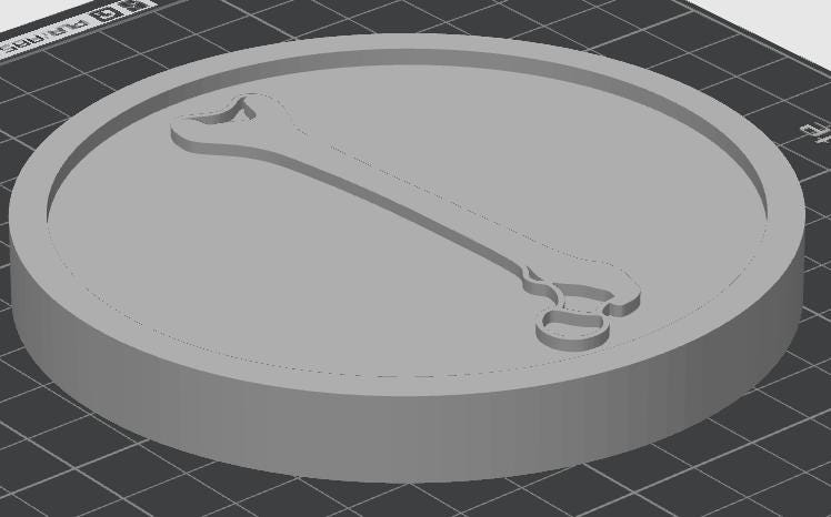 Femur Bone Coaster Set | Pack of 5 | 100mm Heat-Resistant PETG
