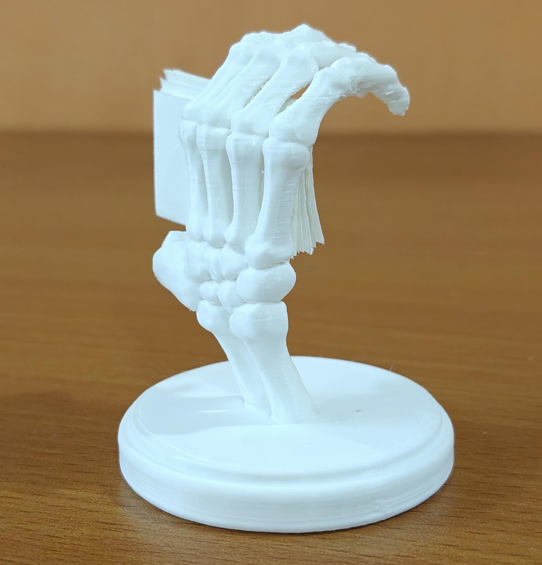 Skeleton Hand Business Card Holder | Anatomical Desk Decor, PETG/PLA+