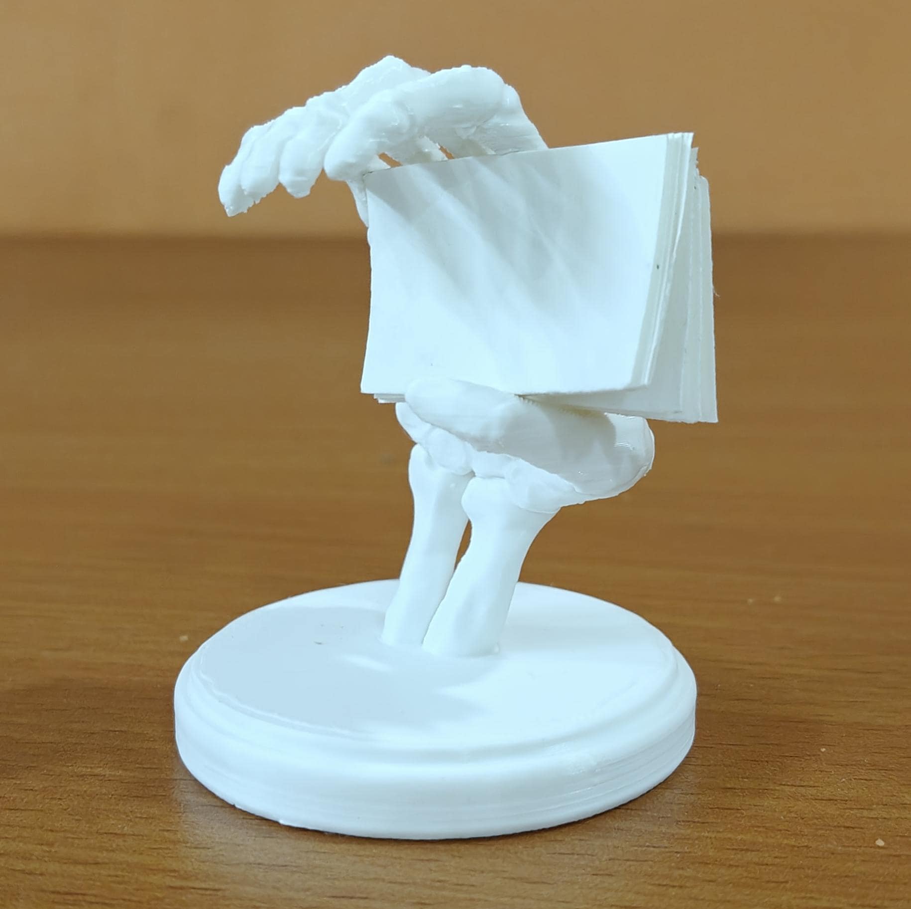 Skeleton Hand Business Card Holder | Anatomical Desk Decor, PETG/PLA+