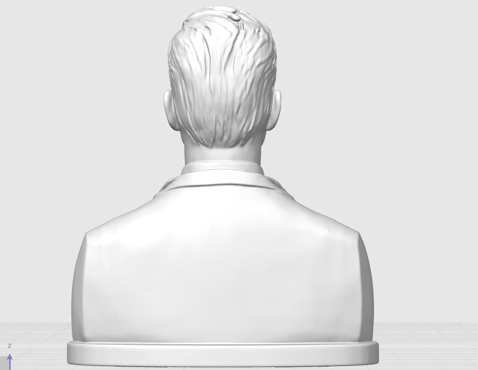 100mm Doctor Bust | Medical Professional Desk Decor, Physician Sculpture
