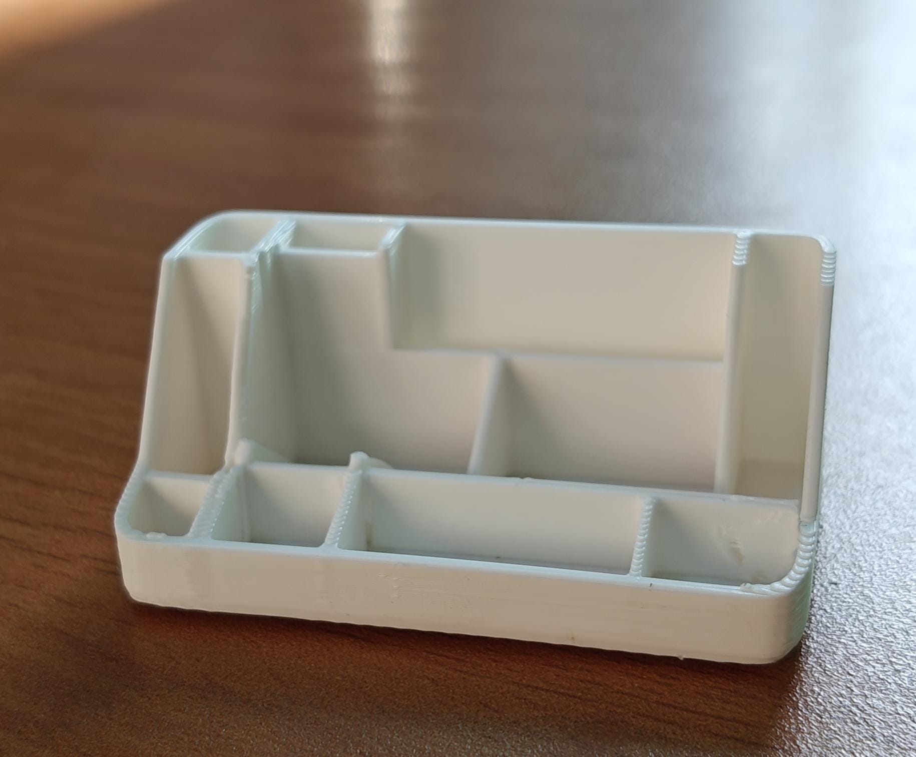 Minimalist Desktop Organizer Tray | 170mm Tech Station, Office Desk Accessory