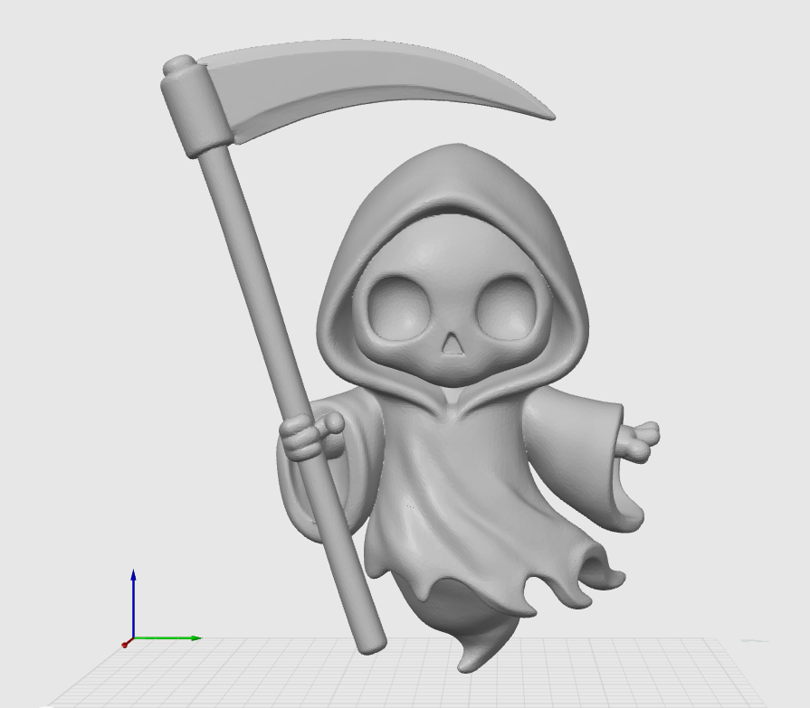 Cute Chibi Grim Reaper Figurine