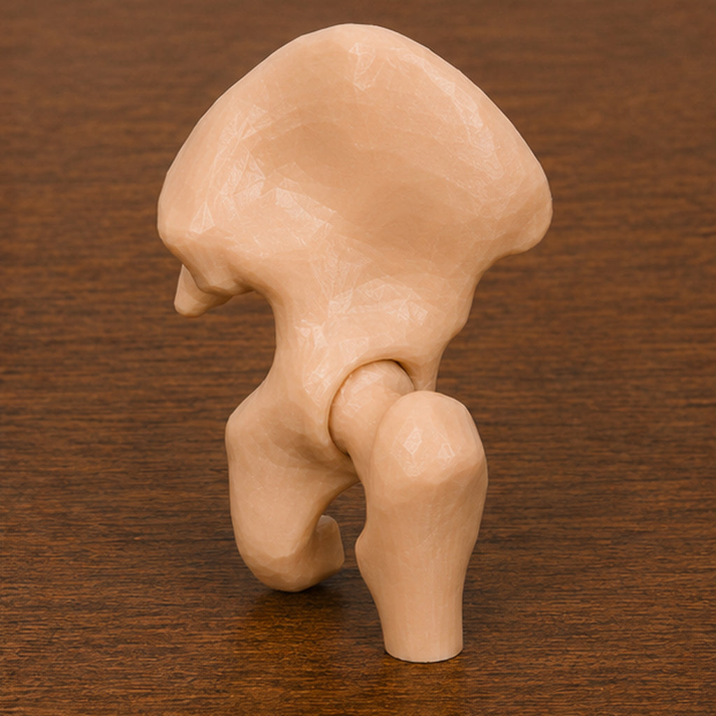 Anatomical Human Hip Joint Model | Rigid Femoral Head and Acetabulum | Orthopedic Surgery & Physical Therapy Display | 175mm or 245mm