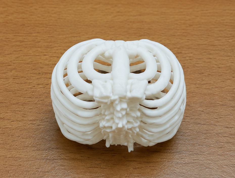 Anatomical Human Rib Cage Model | Thoracic Cage Osteology Display | Sternum & Costal Cartilage Replica | 175mm or 245mm